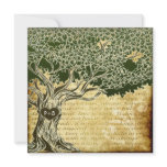 Country Oak Tree Vintage Wedding Invitations