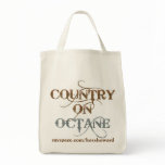 country on octane logo tote bags