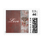 Country Painted Wood Skeleton Keys Wedding Postage