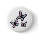 Country Patchwork Butterfly buttons