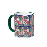 Country Patchwork Quilt Mug Cup