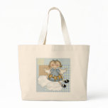 Country Quilt Angel Tote Bag