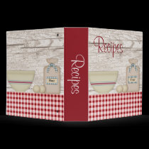 Country Recipe Binder