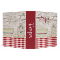 Country Recipe Binder