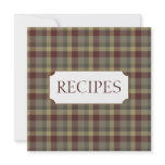Country Recipe Trading Card Collection invitations