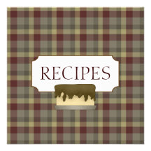 Country Recipe Trading Card Collection Invites