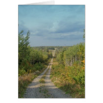 Country Road Greeting Card