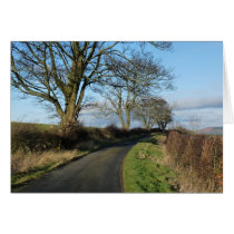 "Country Road" Northumberland England Cards
