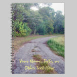 Country Road Personalized Notebook notebooks