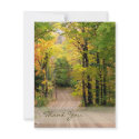 Country Road Thank You Card invitations
