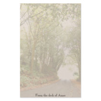 Country Road w/ Trees Personalized Stationery