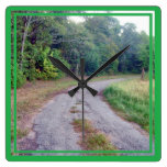 Country Road Wall Clock