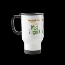 Country Roads West Virginia mugs