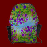 Country Roadside Wildflowers Rickshaw Messenger Ba messenger bags