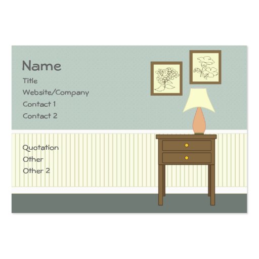 Country Room 3 Business Card Template
