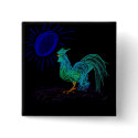 Country Rooster (Black) buttons by pidgiefund Country Rooster (Black) buttons