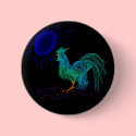 Country Rooster (Black) buttons