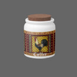 Country Rooster Canister candy jars