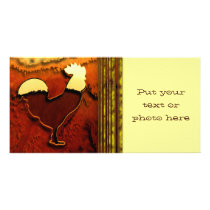 Country Rooster photo cards