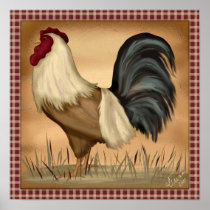country rooster posters