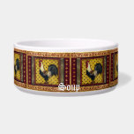 Country Rooster Soup Bowl pet bowls