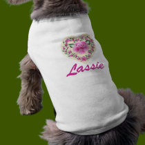 Country Rose Heart pet clothing