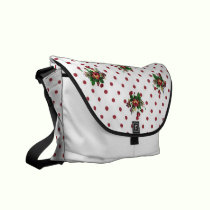 Country Roses Rickshaw Messenger Bag messenger bags
