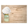 Country Rustic Mason Jar Hydrangea RSVP Personalized Announcements Country Rustic Mason Jar Hydrangea RSVP Personalized Announcements