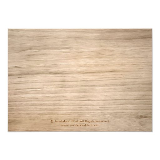 Country Rustic Mason Jar Hydrangea Wedding Custom Invitation