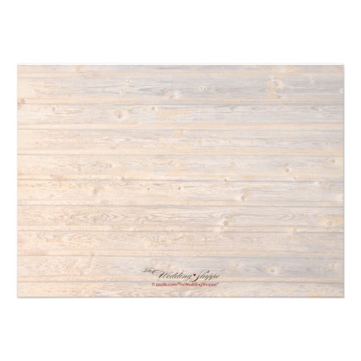 Country Rustic Mason Jar Wedding Invitation: coral