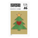 Country Scrapbook Style Holiday Tree Postage postage by PrettyPostage Country Scrapbook Style Holiday Tree Postage postage