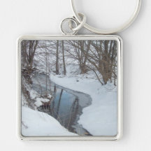 Country Snow Keychains