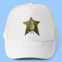 Country Snowman with Star hats