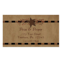 Country Star Business Card