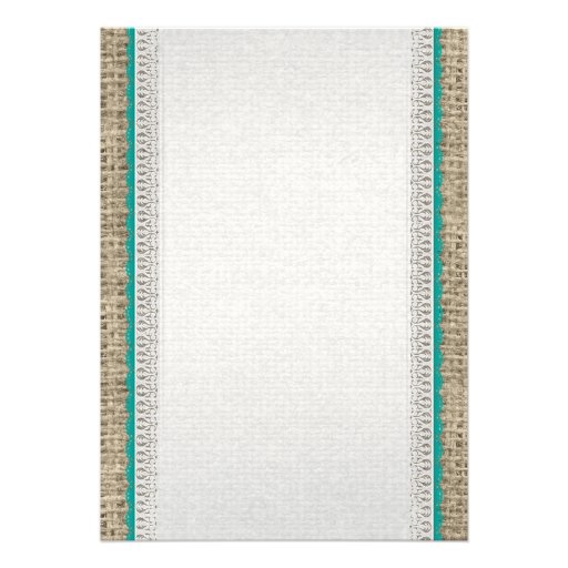 Country Starfish Wedding Invitations