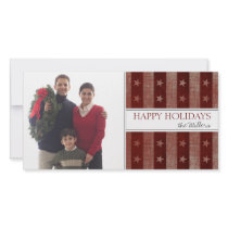 Country Stars and Stripes Holiday Photo Cards