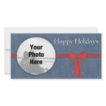 Country Style Photo Christmas card photo cards