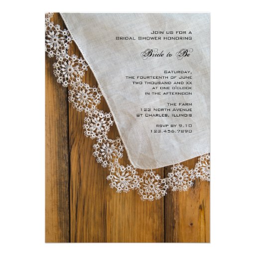 Country Sunflower Bridal Shower Invitation