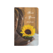 Country Sunflower Wedding Checklist Notebook Journal
