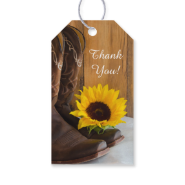 Country Sunflower Wedding Favor Tag Pack Of Gift Tags