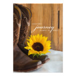 Country Sunflower Wedding Invitation