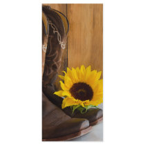 Country Sunflower Wedding Program