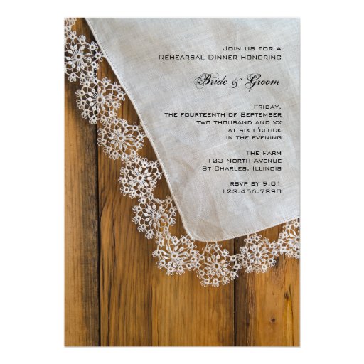 Country Sunflower Wedding Rehearsal Dinner Invite