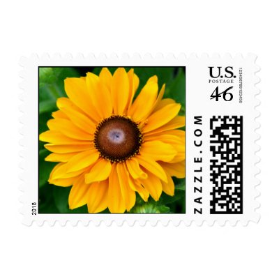 Country Sunflower wedding stamp
