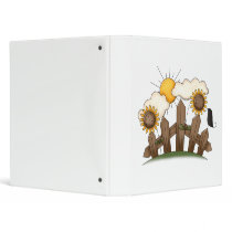 country sunflowers binders by doonidesigns country sunflowers binders