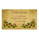 Country Sunflowers Business Card