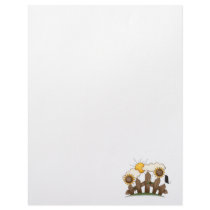 country sunflowers letterhead by doonidesigns country sunflowers letterhead