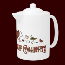 Country Sweet Country Tea Pot teapots