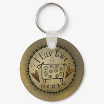 Country Sweethearts Keychain