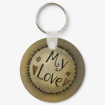 Country Sweethearts Keychain